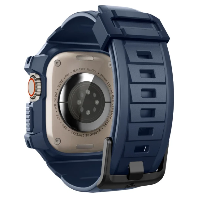 Чехол-ремешок Spigen Rugged Armor Pro для Apple Watch Ultra 49 mm Navy Blue (ACS07389)