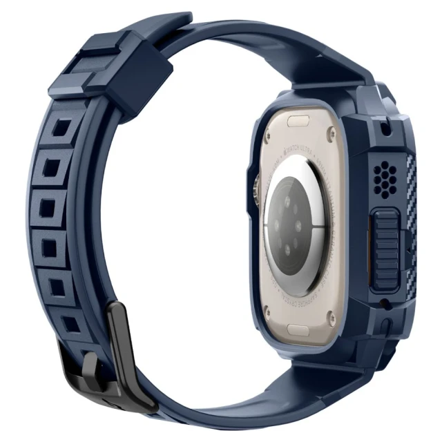 Чехол-ремешок Spigen Rugged Armor Pro для Apple Watch Ultra 49 mm Navy Blue (ACS07389)