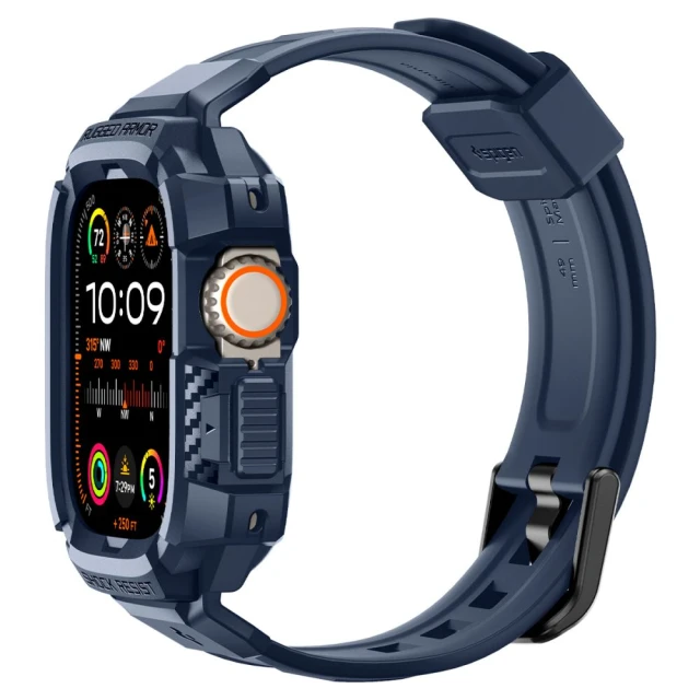 Чехол-ремешок Spigen Rugged Armor Pro для Apple Watch Ultra 49 mm Navy Blue (ACS07389)