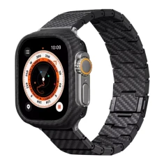 Ремінець Pitaka Carbon Fiber Watch Band Modern для Apple Watch 49 | 46 | 45 | 44 | 42 mm (1-3 series) Black Grey (AWB2307)