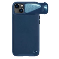 Чехол Nillkin CamShield Leather S для iPhone 14 Plus Blue (6902048249721)