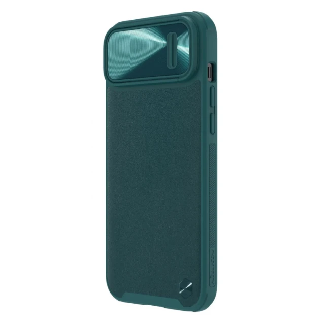 Чехол Nillkin CamShield Leather S для iPhone 14 Plus Green (6902048249738)