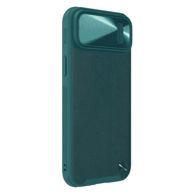 Чехол Nillkin CamShield Leather S для iPhone 14 Plus Green (6902048249738)