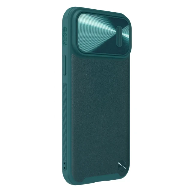 Чохол Nillkin CamShield Leather S для iPhone 14 Pro Max Green (6902048249769)