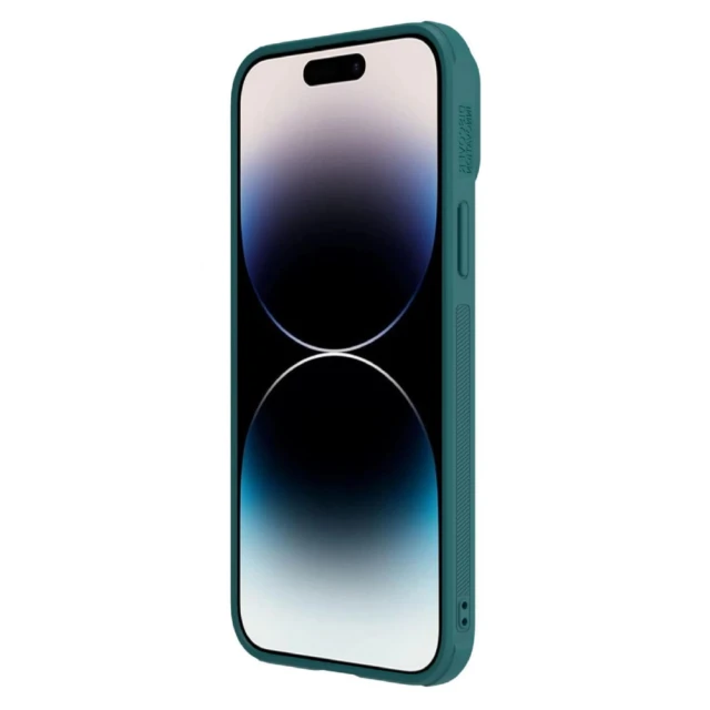Чохол Nillkin CamShield Leather S для iPhone 14 Pro Max Green (6902048249769)