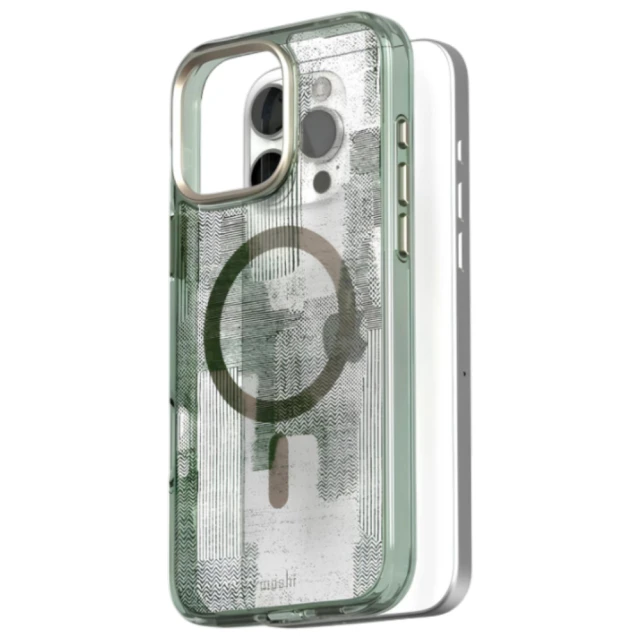 Чохол Moshi iGlaze Hardshell для iPhone 16 Pro Sunlit Green with MagSafe (99MO241017)