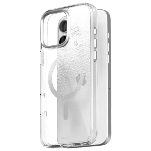 Чохол Moshi iGlaze Hardshell для iPhone 16 Pro Max Mist White with MagSafe (99MO241016)