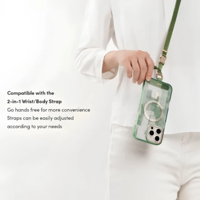 Чохол Moshi iGlaze Hardshell для iPhone 16 Pro Max Mist White with MagSafe (99MO241016)