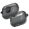 Чохол для навушників UNIQ Lock Case Glase Pro для AirPods Pro 3 Smoke (UNIQ-AIRPODSPRO3-GLSPGSMK)