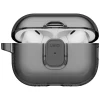 Чохол для навушників UNIQ Lock Case Glase Pro для AirPods Pro 3 Smoke (UNIQ-AIRPODSPRO3-GLSPGSMK)