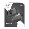 Чохол для навушників UNIQ Lock Case Glase Pro для AirPods Pro 3 Smoke (UNIQ-AIRPODSPRO3-GLSPGSMK)