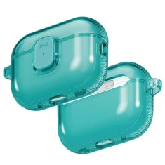 Чохол для навушників UNIQ Lock Case Glase Pro для AirPods Pro 3 Teal (UNIQ-AIRPODSPRO3-GLSPTEAL)