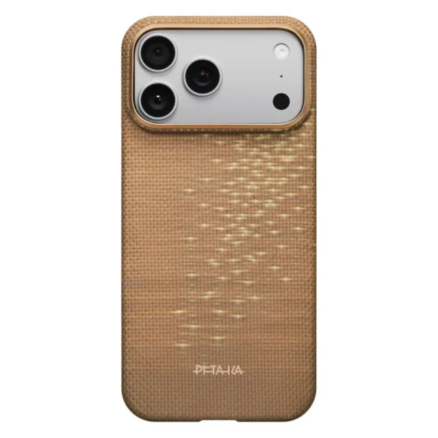 Чохол Pitaka Ultra-Slim для iPhone 17 Pro Golden Glint with MagSafe (KI1705AG)