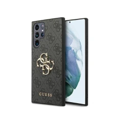 Чохол Guess 4G Big Metal Logo для Samsung Galaxy S23 Ultra S918 Grey (GUHCS23L4GMGGR)