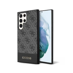 Чохол Guess 4G Stripe Collection для Samsung Galaxy S23 Ultra S918 Black (GUHCS23LG4GLGR)