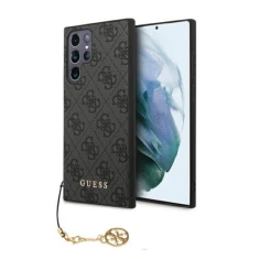 Чохол Guess 4G Charms Collection для Samsung Galaxy S23 Ultra S918 Grey (GUHCS23LGF4GGR)