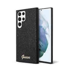 Чохол Guess Glitter Script для Samsung Galaxy S23 Ultra S918 Black (GUHCS23LHGGSHK)