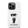 Чохол Karl Lagerfeld Silicone Ikonik для iPhone 14 Pro White (KLHCP14LSNIKBCH)
