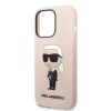 Чехол Karl Lagerfeld Silicone Ikonik для iPhone 14 Pro Pink (KLHCP14LSNIKBCP)