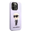 Чохол Karl Lagerfeld Silicone Ikonik для iPhone 14 Pro Purple (KLHCP14LSNIKBCU)