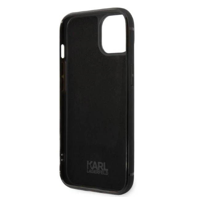Чохол Karl Lagerfeld Signature Logo Cardslot для iPhone 14 Plus Black (KLHCP14MCSSK)