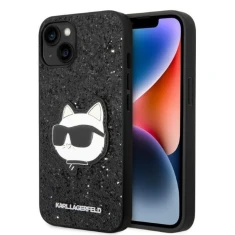 Чехол Karl Lagerfeld Glitter Choupette Patch для iPhone 14 Plus Black (KLHCP14MG2CPK)