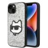 Чехол Karl Lagerfeld Glitter Choupette Patch для iPhone 14 Plus Silver (KLHCP14MG2CPS)