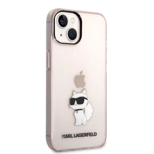 Чохол Karl Lagerfeld Ikonik Choupette для iPhone 14 Plus Pink (KLHCP14MHNCHTCP)
