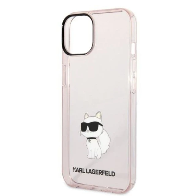 Чохол Karl Lagerfeld Ikonik Choupette для iPhone 14 Plus Pink (KLHCP14MHNCHTCP)