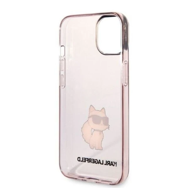 Чохол Karl Lagerfeld Ikonik Choupette для iPhone 14 Plus Pink (KLHCP14MHNCHTCP)