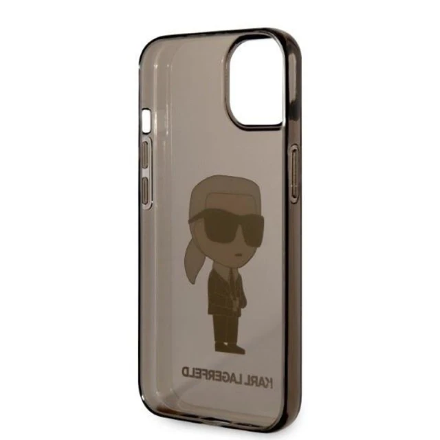 Чохол Karl Lagerfeld Ikonik Karl Lagerfeld для iPhone 14 Plus Black (KLHCP14MHNIKTCK)