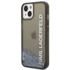 Чохол Karl Lagerfeld Liquid Glitter Elong для iPhone 14 Plus Black (KLHCP14MLCKVK)