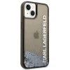 Чохол Karl Lagerfeld Liquid Glitter Elong для iPhone 14 Plus Black (KLHCP14MLCKVK)