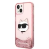 Чехол Karl Lagerfeld Glitter Choupette Head для iPhone 14 Plus Pink (KLHCP14MLNCHCP)