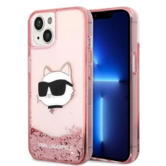 Чехол Karl Lagerfeld Glitter Choupette Head для iPhone 14 Plus Pink (KLHCP14MLNCHCP)