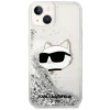 Чехол Karl Lagerfeld Glitter Choupette Head для iPhone 14 Plus Silver (KLHCP14MLNCHCS)