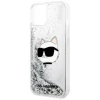 Чехол Karl Lagerfeld Glitter Choupette Head для iPhone 14 Plus Silver (KLHCP14MLNCHCS)