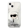 Чохол Karl Lagerfeld Glitter Karl Head для iPhone 14 Plus Silver (KLHCP14MLNKHCH)