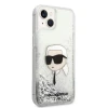 Чохол Karl Lagerfeld Glitter Karl Head для iPhone 14 Plus Silver (KLHCP14MLNKHCH)