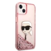 Чохол Karl Lagerfeld Glitter Karl Head для iPhone 14 Plus Pink (KLHCP14MLNKHCP)