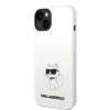 Чохол Karl Lagerfeld Silicone Choupette для iPhone 14 Plus White (KLHCP14MSNCHBCH)