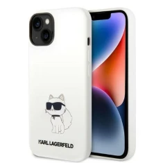 Чехол Karl Lagerfeld Silicone Choupette для iPhone 14 Plus White (KLHCP14MSNCHBCH)