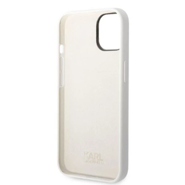 Чохол Karl Lagerfeld Silicone Choupette для iPhone 14 Plus White (KLHCP14MSNCHBCH)