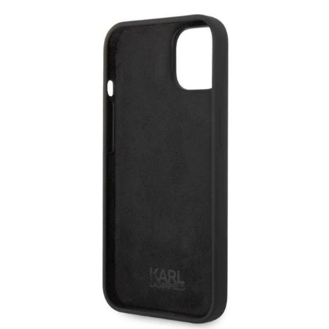 Чохол Karl Lagerfeld Silicone Choupette для iPhone 14 Plus Black (KLHCP14MSNCHBCK)