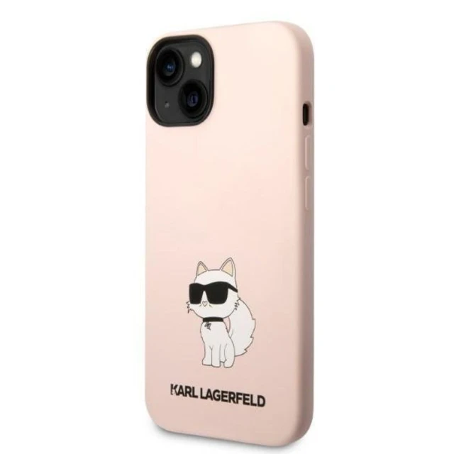 Чехол Karl Lagerfeld Silicone Choupette для iPhone 14 Plus Pink (KLHCP14MSNCHBCP)