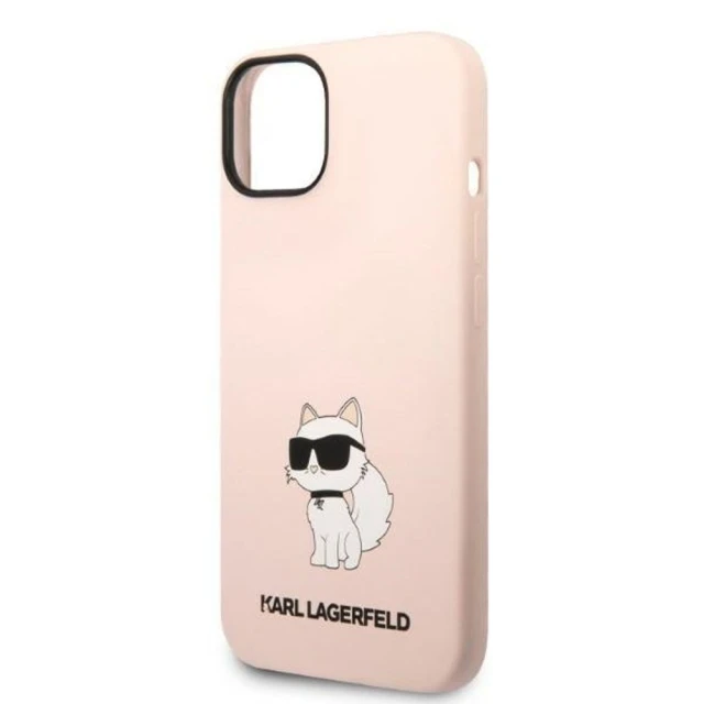 Чехол Karl Lagerfeld Silicone Choupette для iPhone 14 Plus Pink (KLHCP14MSNCHBCP)