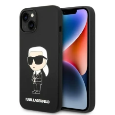 Чохол Karl Lagerfeld Silicone Ikonik для iPhone 14 Plus Black (KLHCP14MSNIKBCK)