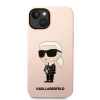 Чохол Karl Lagerfeld Silicone Ikonik для iPhone 14 Plus Pink (KLHCP14MSNIKBCP)