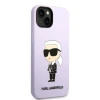 Чохол Karl Lagerfeld Silicone Ikonik для iPhone 14 Plus Purple (KLHCP14MSNIKBCU)