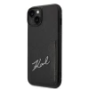 Чохол Karl Lagerfeld Signature Logo Cardslot для iPhone 14 | 13 Black (KLHCP14SCSSK)